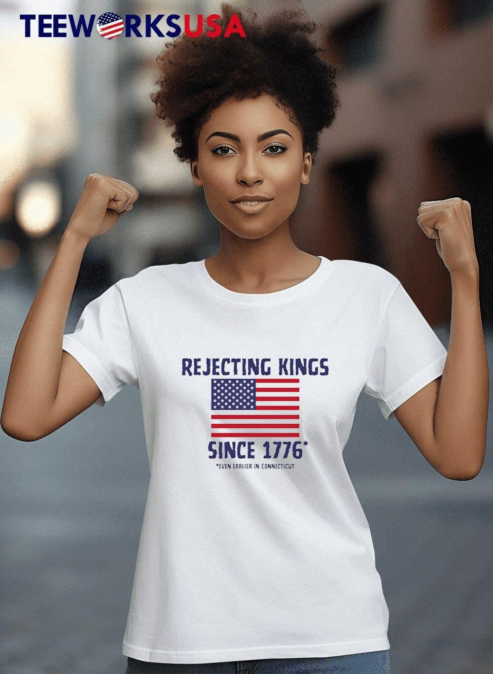 Rejecting Kings Since 1976 - Adult & Kids T-Shirts, Sweatshirts & Hoodies apparel design preview 8