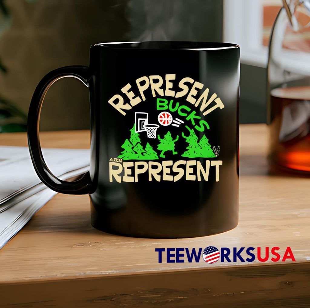Represent Bucks - Adult & Kids T-Shirts, Sweatshirts & Hoodies apparel design preview 2