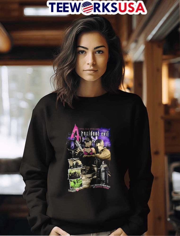 Resident Evil 4 characters has evolved - Adult & Kids T-Shirts, Sweatshirts & Hoodies apparel design preview 7