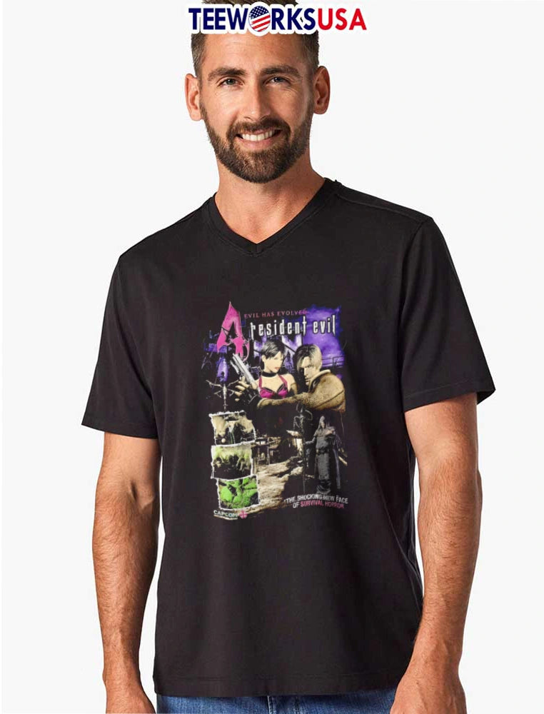 Resident Evil 4 characters has evolved - Adult & Kids T-Shirts, Sweatshirts & Hoodies apparel design preview 8