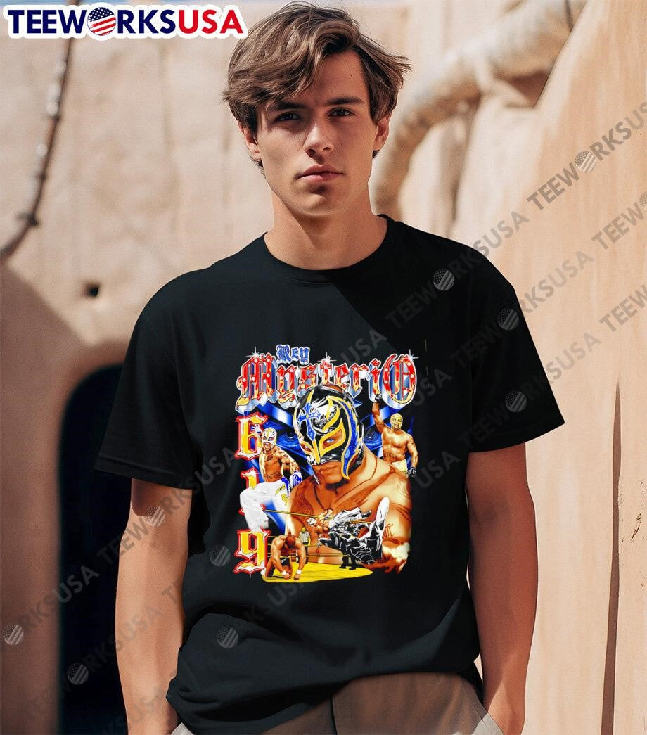 Rey Mysterio graphic art - Adult & Kids T-Shirts, Sweatshirts & Hoodies apparel design preview 1