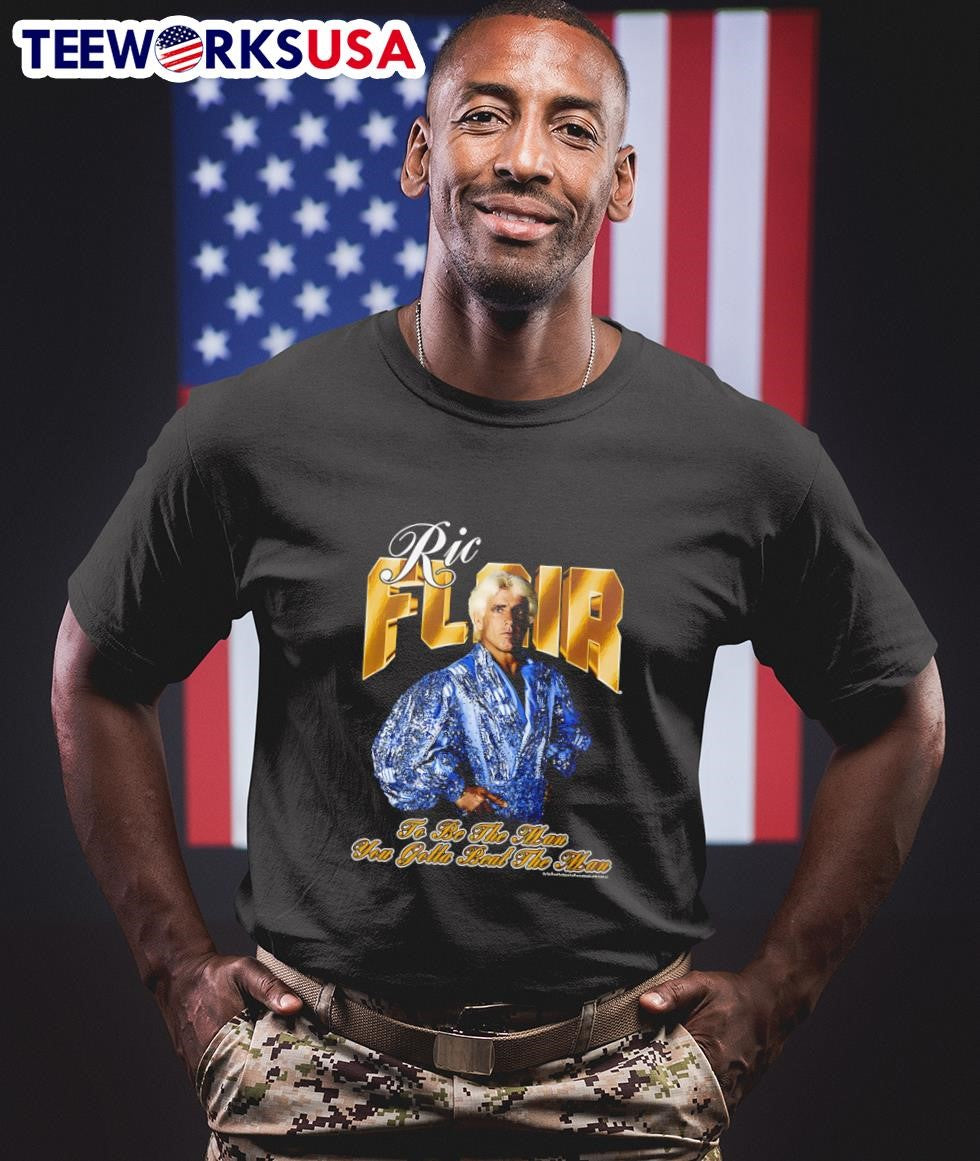Ric Flair To Be The Man - Adult & Kids T-Shirts, Sweatshirts & Hoodies apparel design preview 1