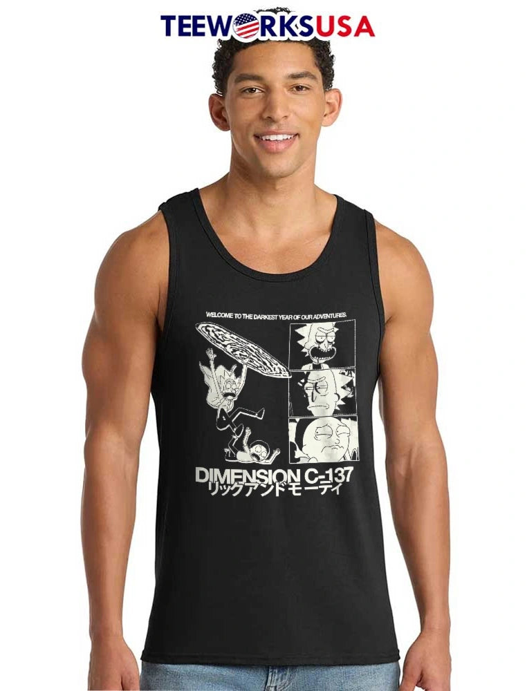 Rick And Morty Welcome To The Darkest Year Of Our - Adult & Kids T-Shirts, Sweatshirts & Hoodies apparel design preview 6