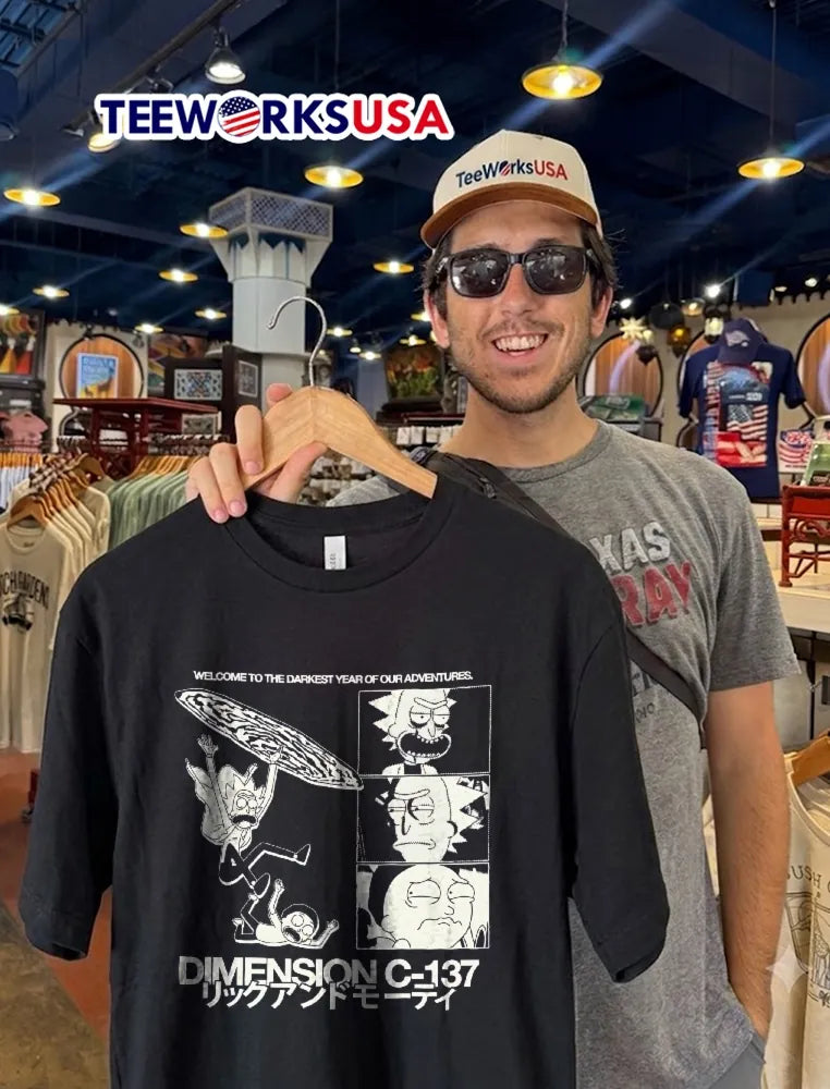 Rick And Morty Welcome To The Darkest Year Of Our - Adult & Kids T-Shirts, Sweatshirts & Hoodies apparel design preview 2