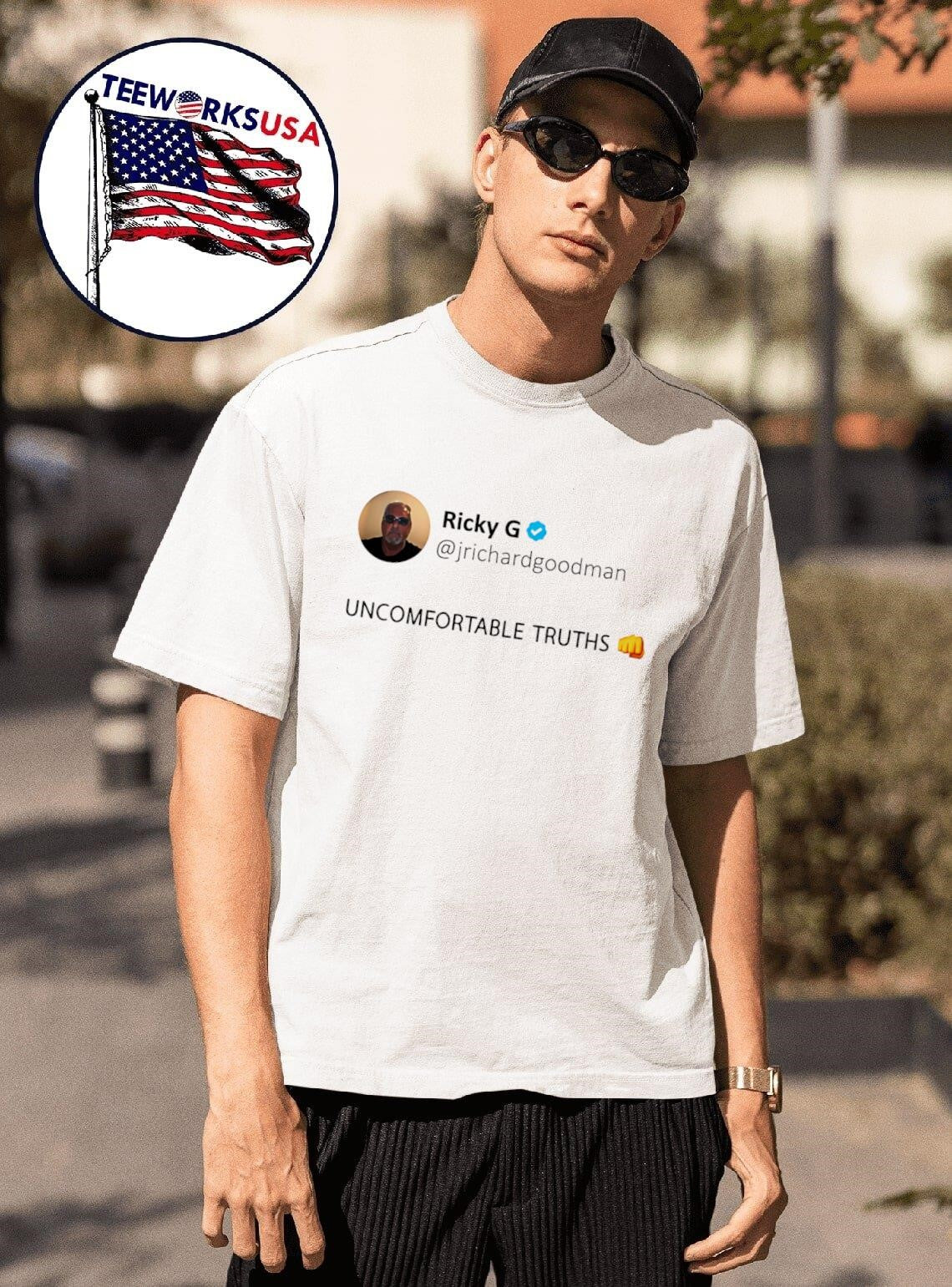 Ricky G Uncomfortable truths - Adult & Kids T-Shirts, Sweatshirts & Hoodies apparel design preview 1