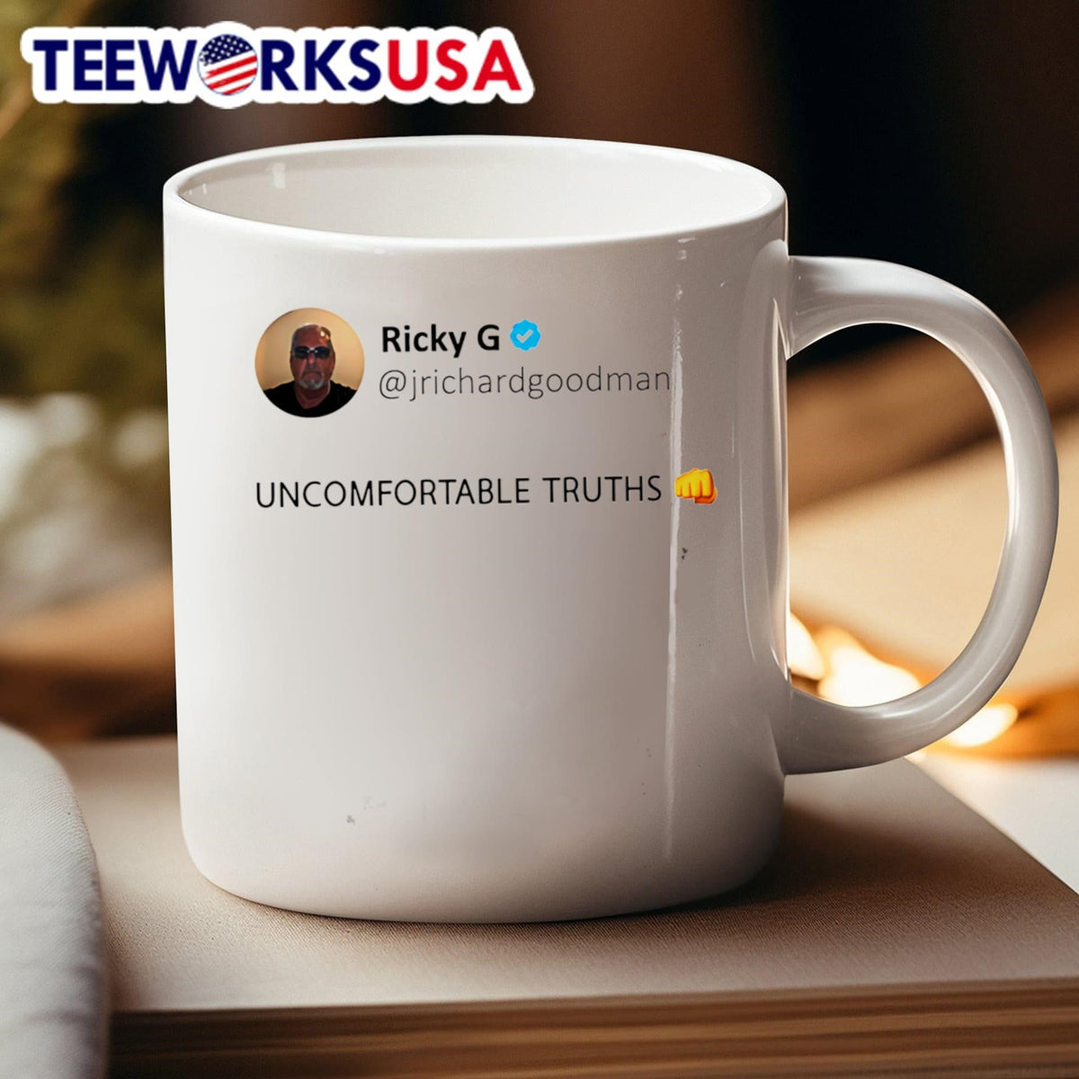 Ricky G Uncomfortable truths - Adult & Kids T-Shirts, Sweatshirts & Hoodies apparel design preview 4