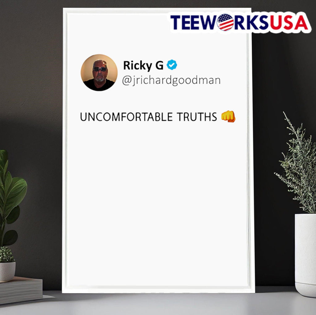 Ricky G Uncomfortable truths - Adult & Kids T-Shirts, Sweatshirts & Hoodies apparel design preview 6