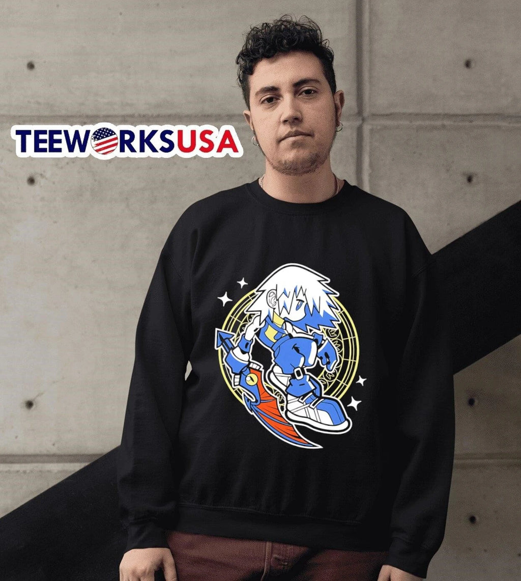 Riku with Way to the Dawn Keyblade Kingdom Hearts - Adult & Kids T-Shirts, Sweatshirts & Hoodies apparel design preview 6