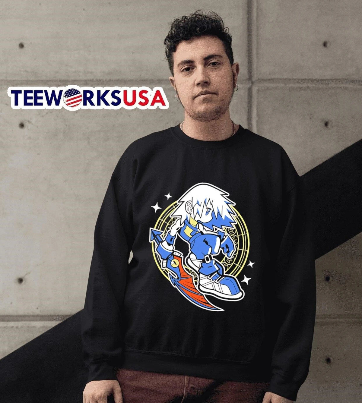 Riku with Way to the Dawn Keyblade Kingdom Hearts - Adult & Kids T-Shirts, Sweatshirts & Hoodies apparel design preview 6