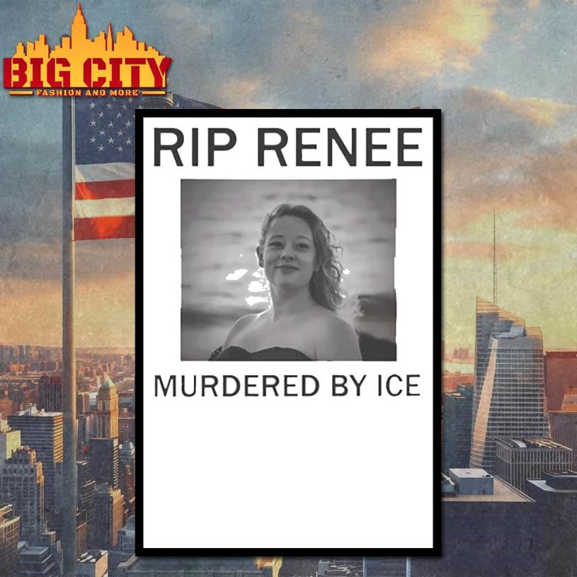 Rip Renee Nicole Good Murdered By Ice - Adult & Kids T-Shirts, Sweatshirts & Hoodies apparel design preview 4