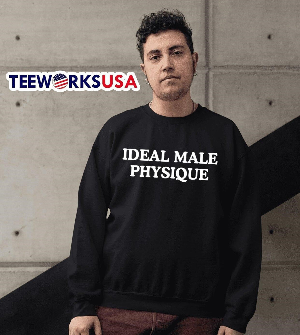 Rob Ryan wearing ideal male physique - Adult & Kids T-Shirts, Sweatshirts & Hoodies apparel design preview 3