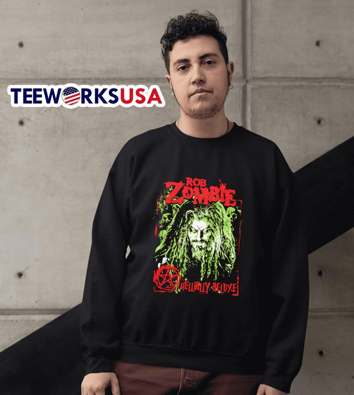 Rob Zombie Hellbilly Deluxe - Adult & Kids T-Shirts, Sweatshirts & Hoodies apparel design preview 3