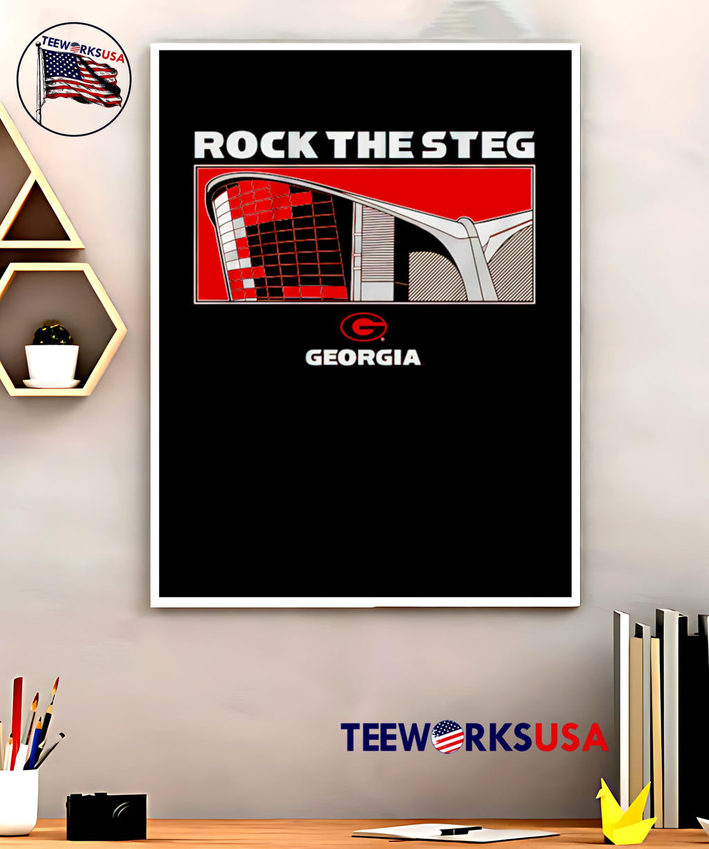 Rock the Steg Georgia Bulldogs - Adult & Kids T-Shirts, Sweatshirts & Hoodies apparel design preview 5