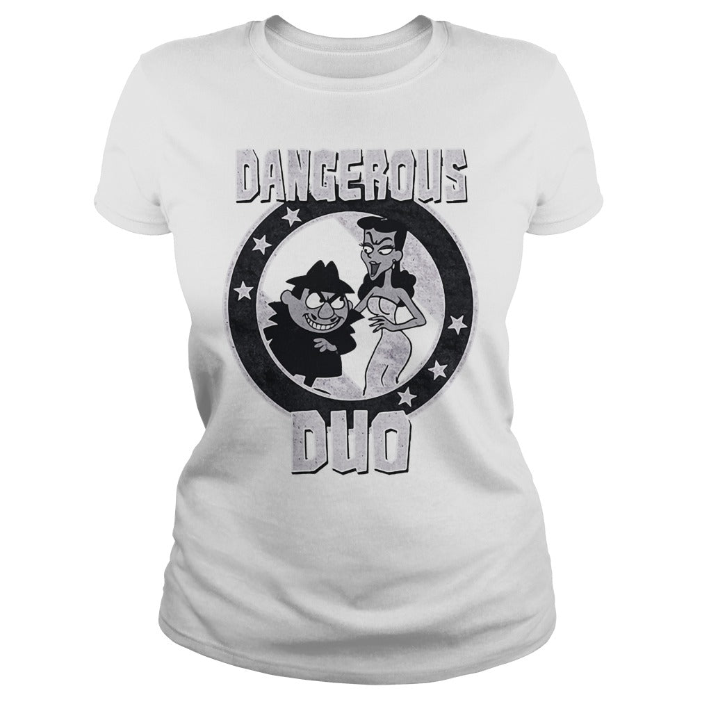 Rocky Bullwinkle Dangerous Duo Retro - Adult & Kids T-Shirts, Sweatshirts & Hoodies apparel design preview 2