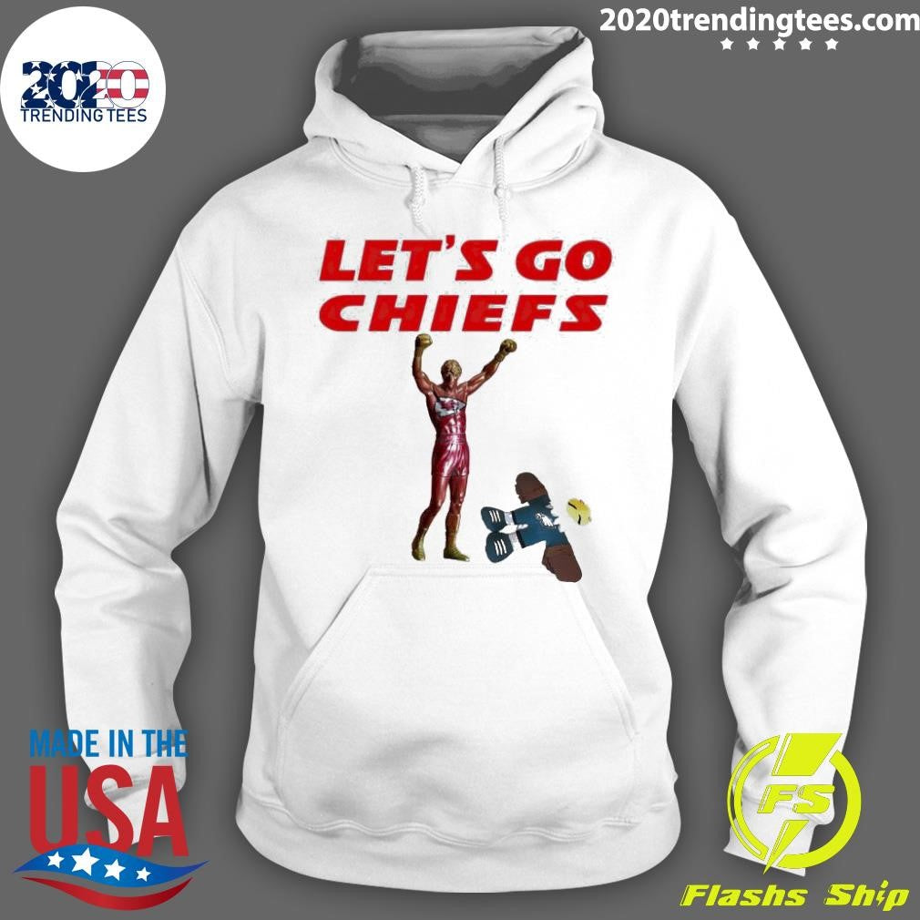 Rocky Statue Chiefs Knockout Eagles Let's Go - Adult & Kids T-Shirts, Sweatshirts & Hoodies apparel design preview 2