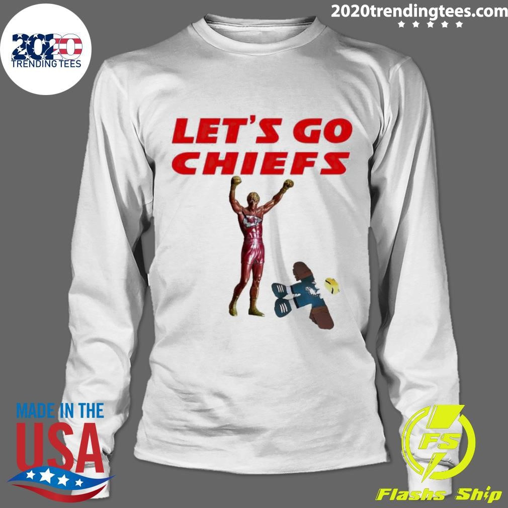 Rocky Statue Chiefs Knockout Eagles Let's Go - Adult & Kids T-Shirts, Sweatshirts & Hoodies apparel design preview 4