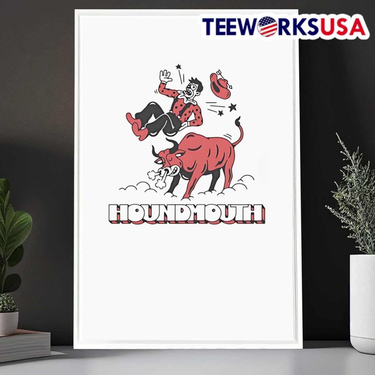 Rodeo Clown Houndmouth - Adult & Kids T-Shirts, Sweatshirts & Hoodies apparel design preview 6