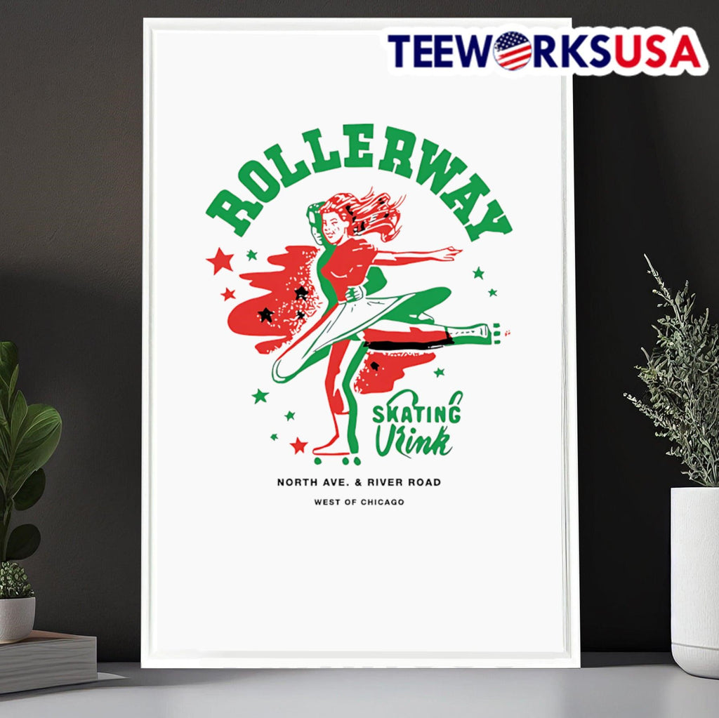 Rollerway Chicago roller rink - Adult & Kids T-Shirts, Sweatshirts & Hoodies apparel design preview 6