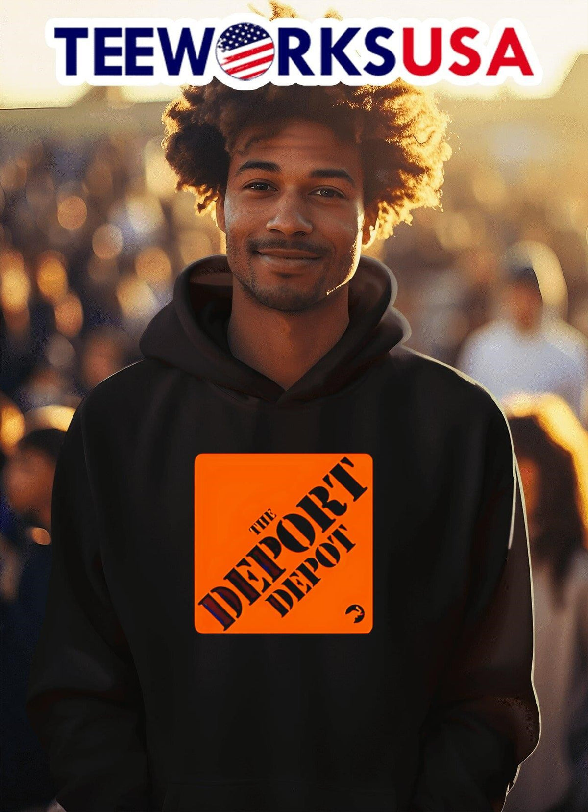 Ron Desantis the deport depot - Adult & Kids T-Shirts, Sweatshirts & Hoodies apparel design preview 2