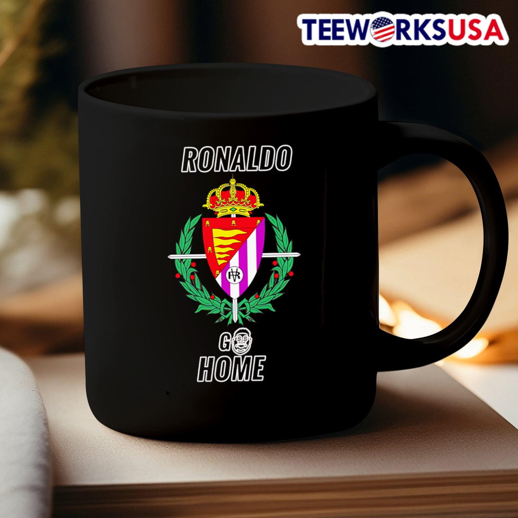 Ronaldo go home Real Valladolid - Adult & Kids T-Shirts, Sweatshirts & Hoodies apparel design preview 3