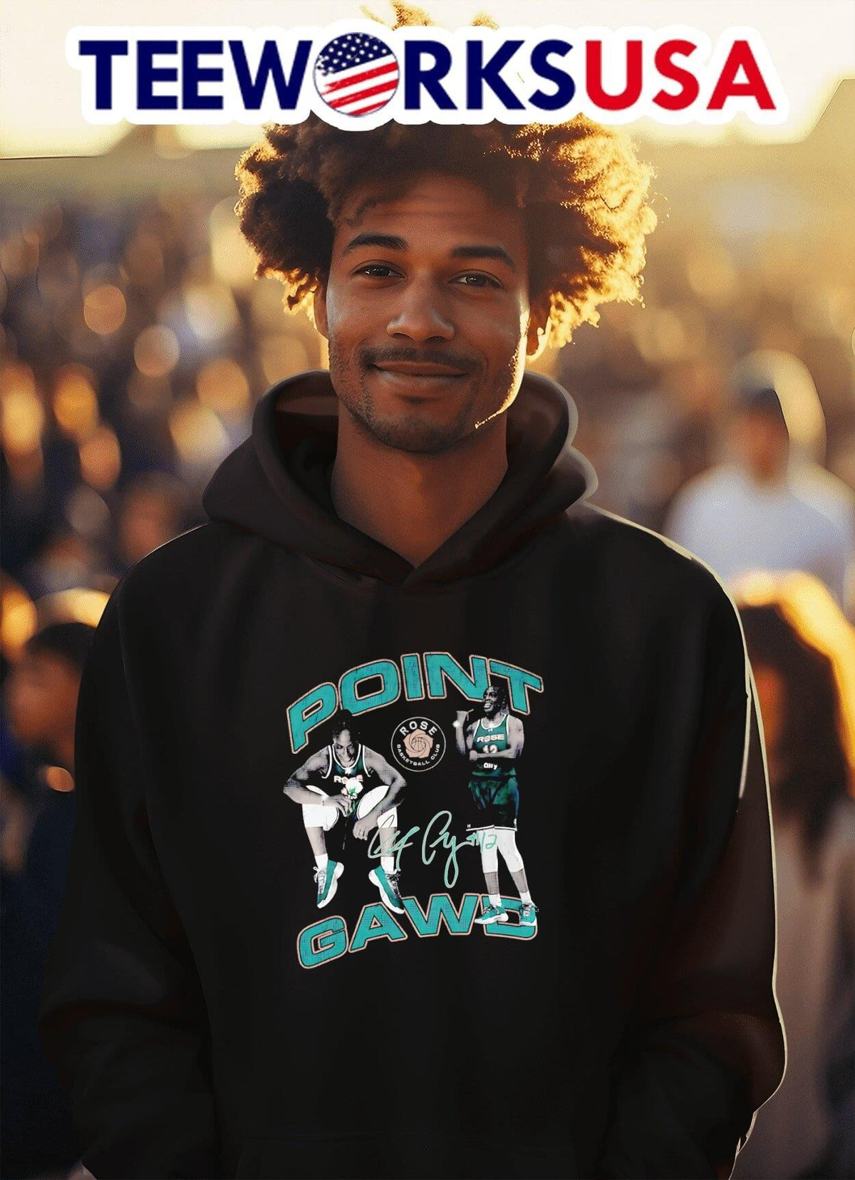 Rose BC Point Gawd - Adult & Kids T-Shirts, Sweatshirts & Hoodies apparel design preview 2