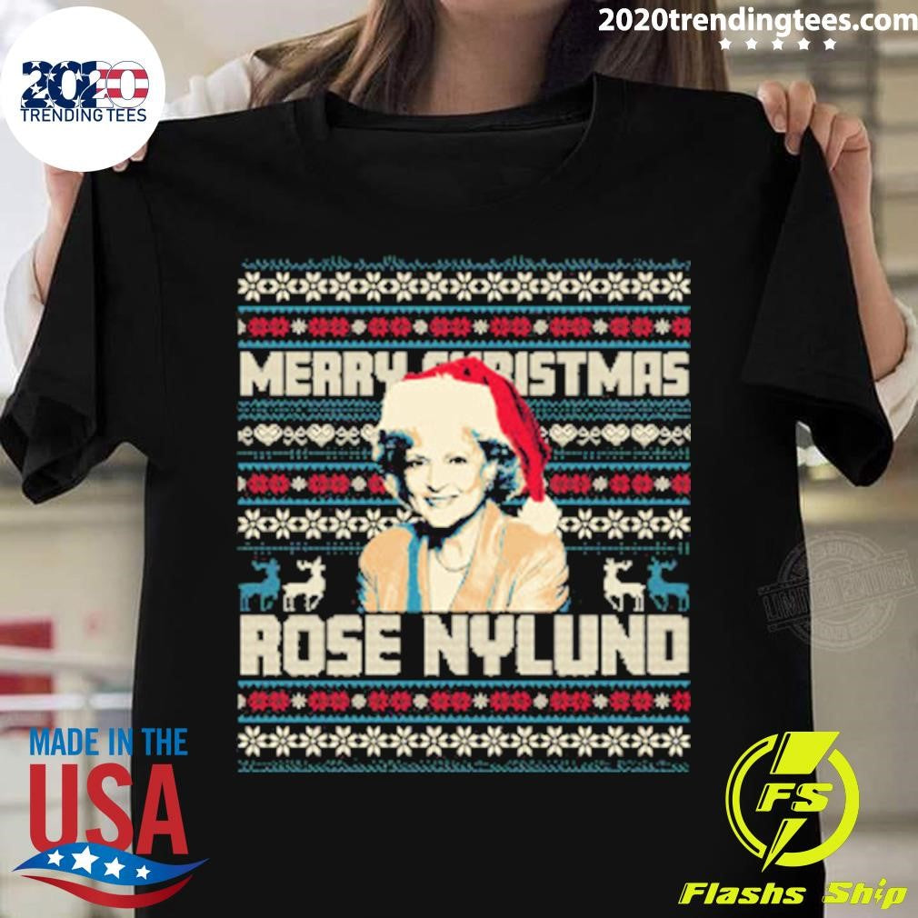 Rose Nylund Merry Christmas - Adult & Kids T-Shirts, Sweatshirts & Hoodies apparel design preview 1