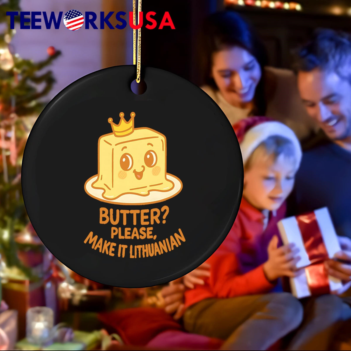 Royal Butter Lithuanian Food Reign Premium - Adult & Kids T-Shirts, Sweatshirts & Hoodies apparel design preview 4