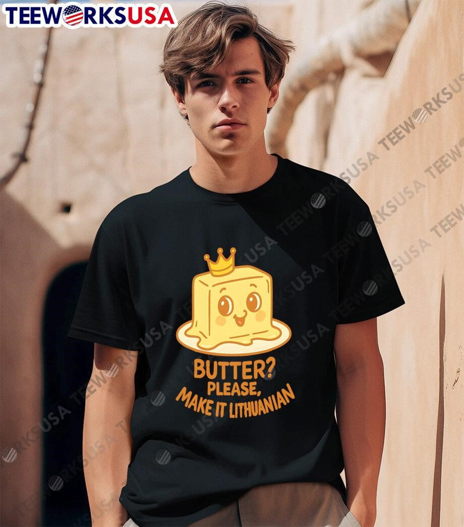 Royal Butter Lithuanian Food Reign Premium - Adult & Kids T-Shirts, Sweatshirts & Hoodies apparel design preview 1
