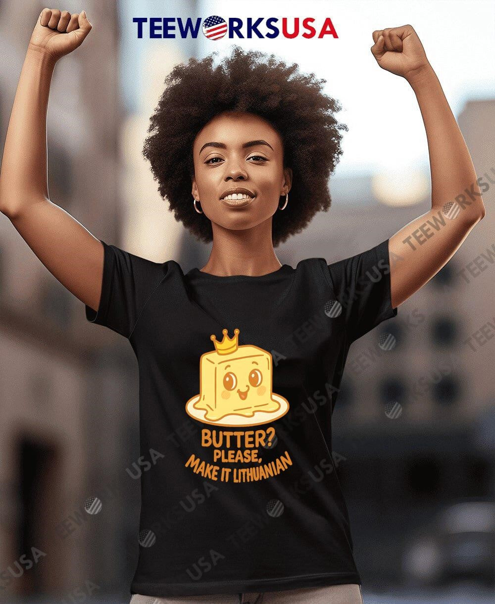 Royal Butter Lithuanian Food Reign Premium - Adult & Kids T-Shirts, Sweatshirts & Hoodies apparel design preview 8