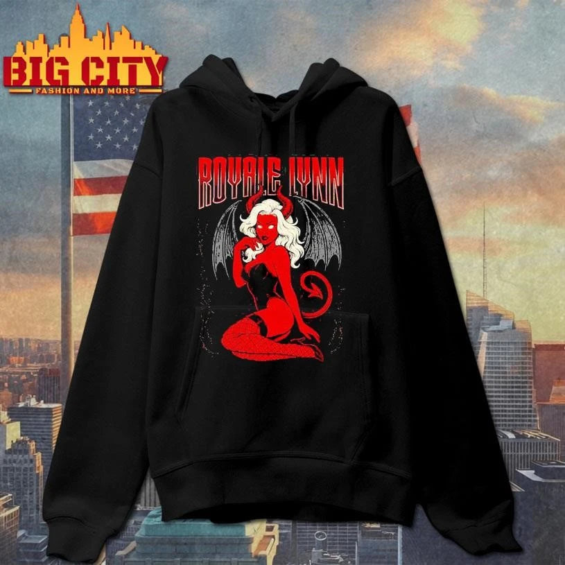 Royale Lynn Siren Pin Up Devil - Adult & Kids T-Shirts, Sweatshirts & Hoodies apparel design preview 2