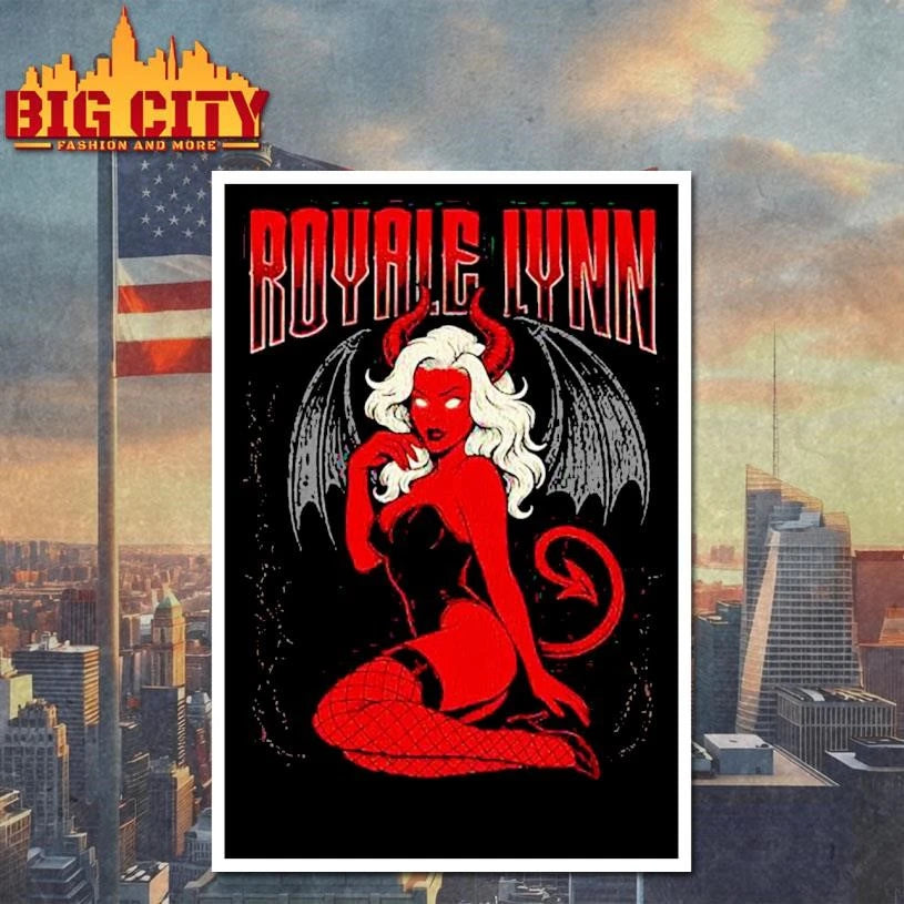 Royale Lynn Siren Pin Up Devil - Adult & Kids T-Shirts, Sweatshirts & Hoodies apparel design preview 4
