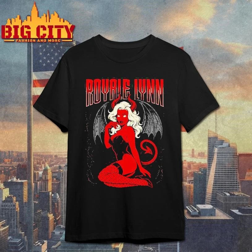 Royale Lynn Siren Pin Up Devil - Adult & Kids T-Shirts, Sweatshirts & Hoodies apparel design preview 1