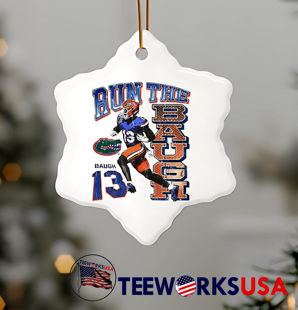 Run the baugh Florida NIL - Adult & Kids T-Shirts, Sweatshirts & Hoodies apparel design preview 7
