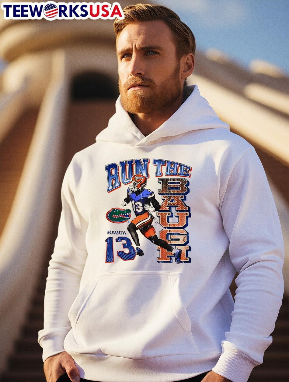 Run the baugh Florida NIL - Adult & Kids T-Shirts, Sweatshirts & Hoodies apparel design preview 2