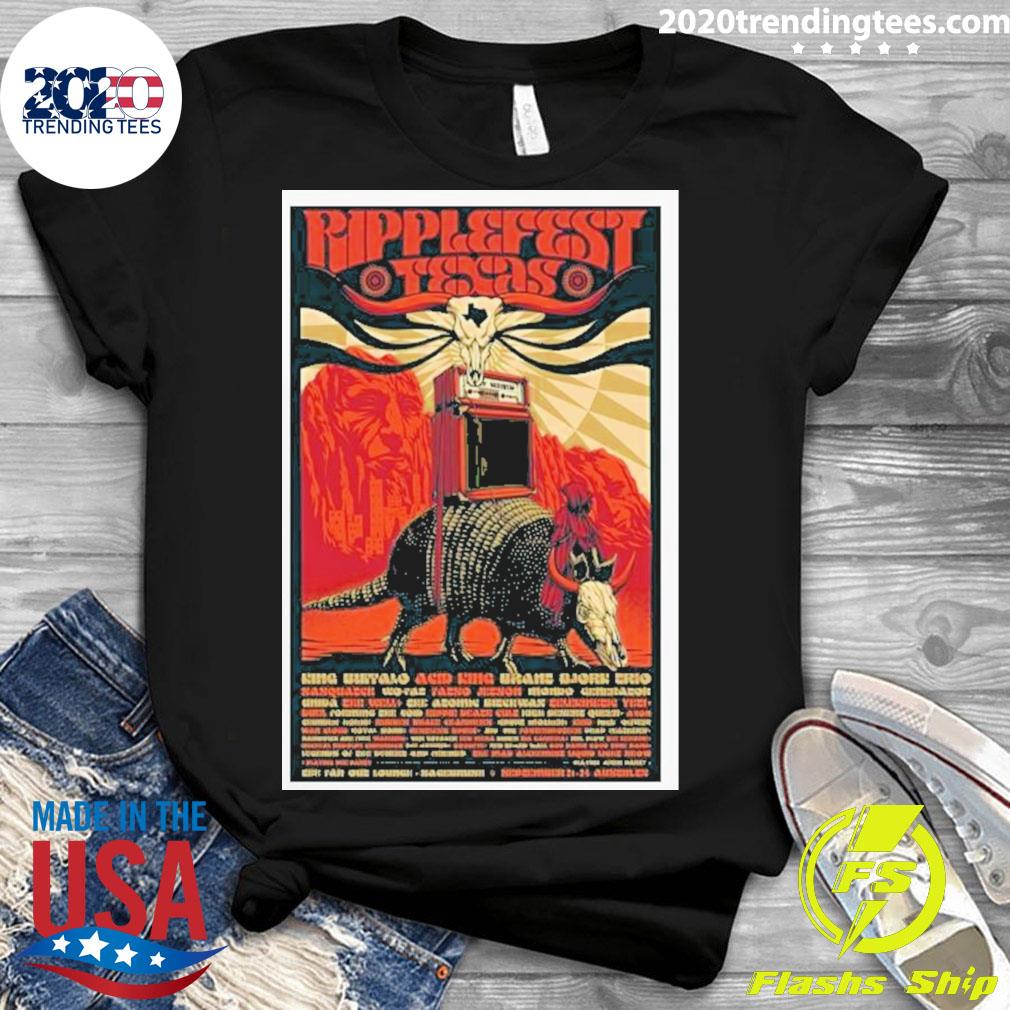 Official ripplefest Texas Sept 21-24 2023 Austin Tx - Adult & Kids T-Shirts, Sweatshirts & Hoodies apparel design preview 3