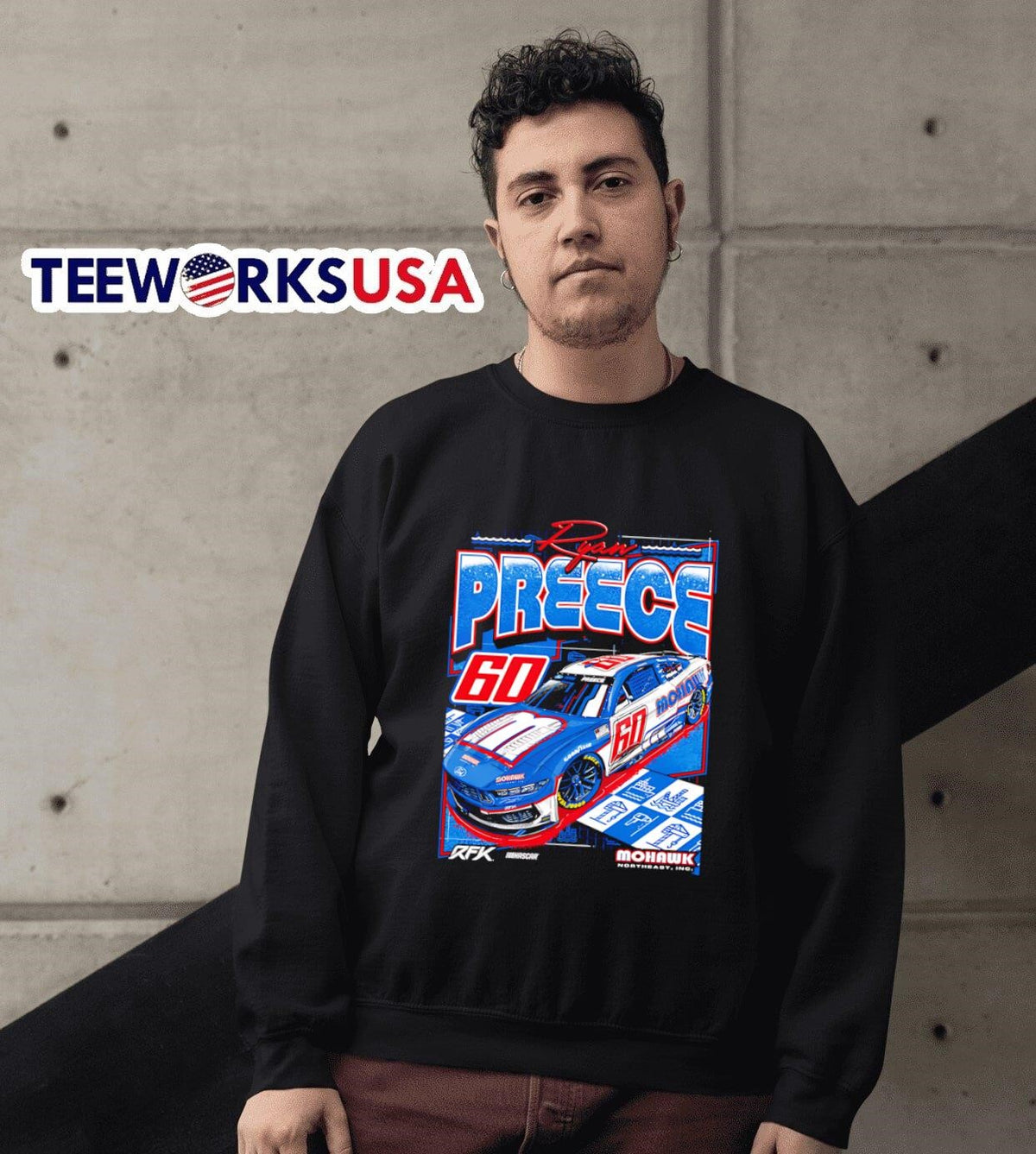 Ryan Preece 2025 Mohawk - Adult & Kids T-Shirts, Sweatshirts & Hoodies apparel design preview 6