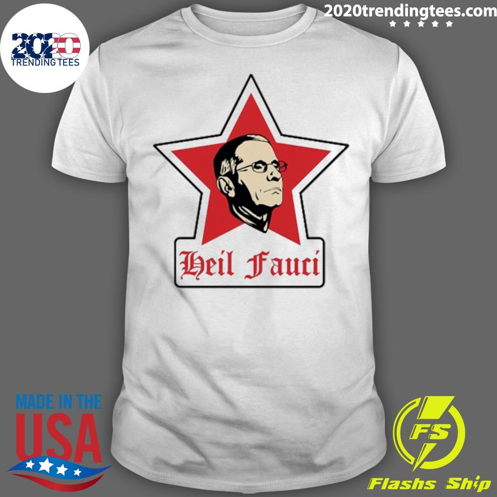 Official heil Fauci - Adult & Kids T-Shirts, Sweatshirts & Hoodies apparel design preview 1