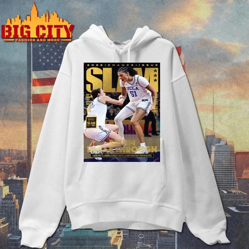 SLAM Magazine 2026 Champs Issue UCLA Bruins Women's - Adult & Kids T-Shirts, Sweatshirts & Hoodies apparel design preview 2