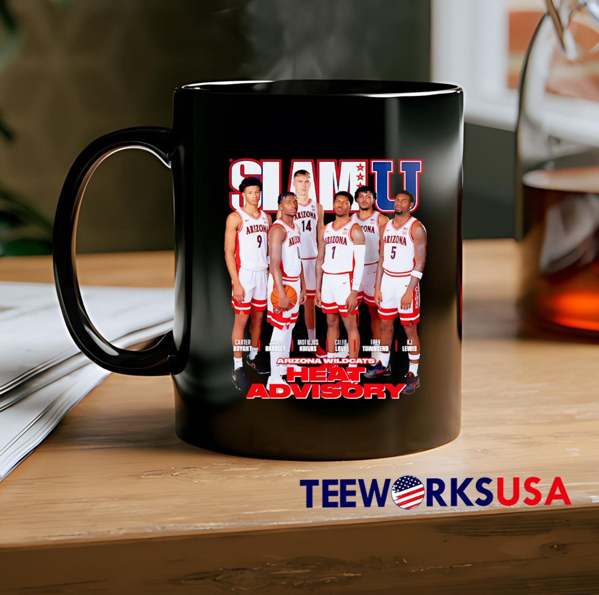 SLAMU Arizona Wildcats heat advisory team players - Adult & Kids T-Shirts, Sweatshirts & Hoodies apparel design preview 2