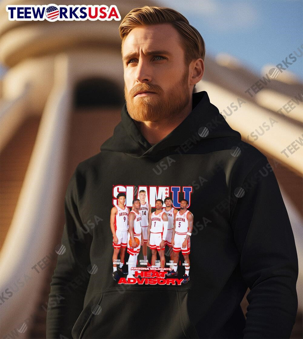 SLAMU Arizona Wildcats heat advisory team players - Adult & Kids T-Shirts, Sweatshirts & Hoodies apparel design preview 3