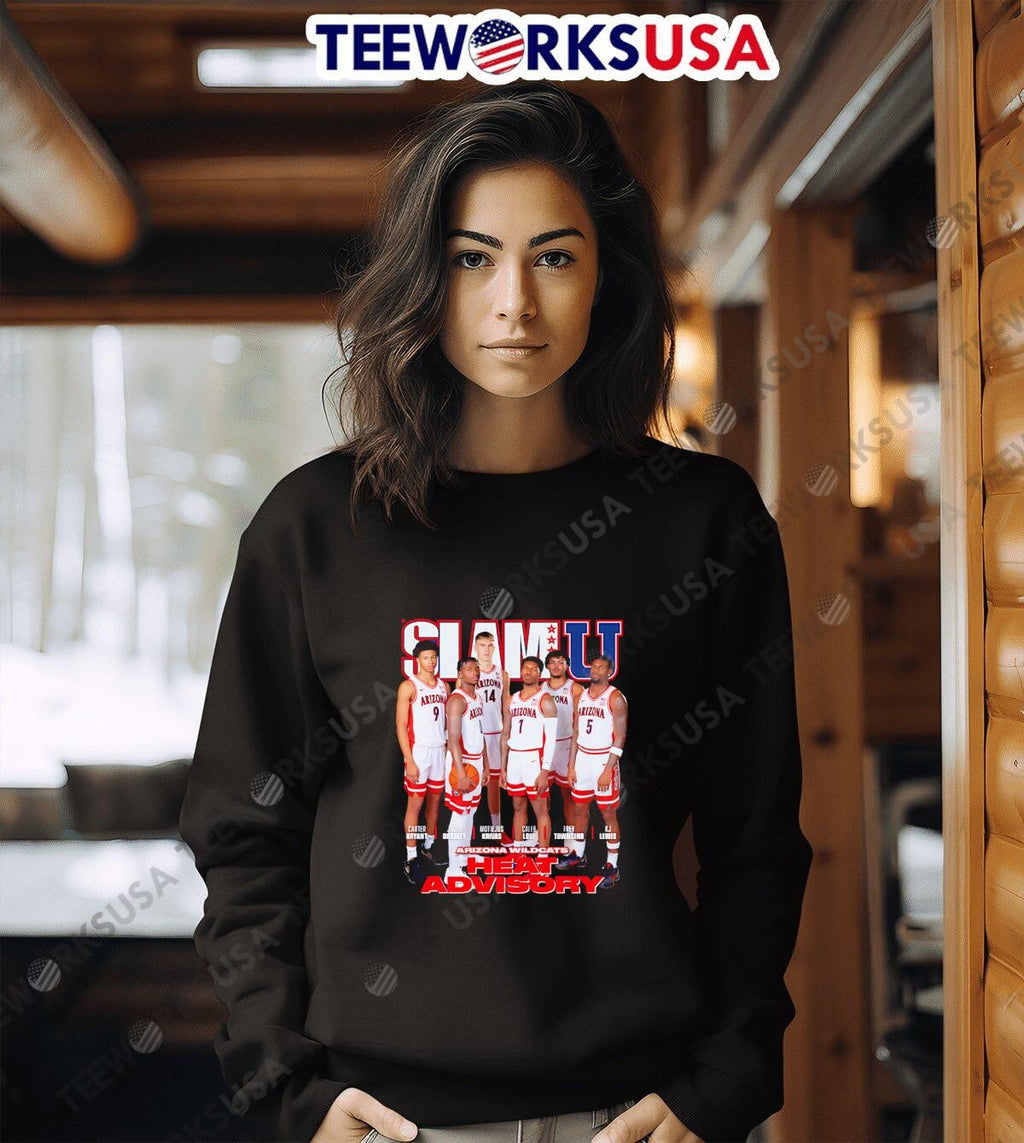 SLAMU Arizona Wildcats heat advisory team players - Adult & Kids T-Shirts, Sweatshirts & Hoodies apparel design preview 6
