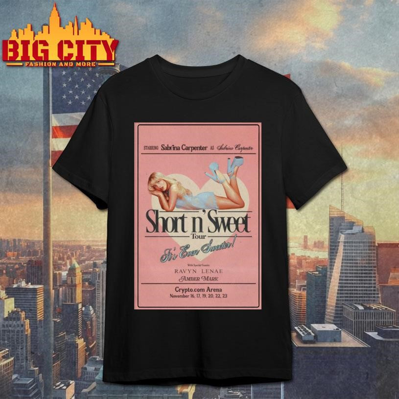 Sabrina Carpenter Nov 16, 17, 19, 20, 22, 23 2025 - Adult & Kids T-Shirts, Sweatshirts & Hoodies apparel design preview 1