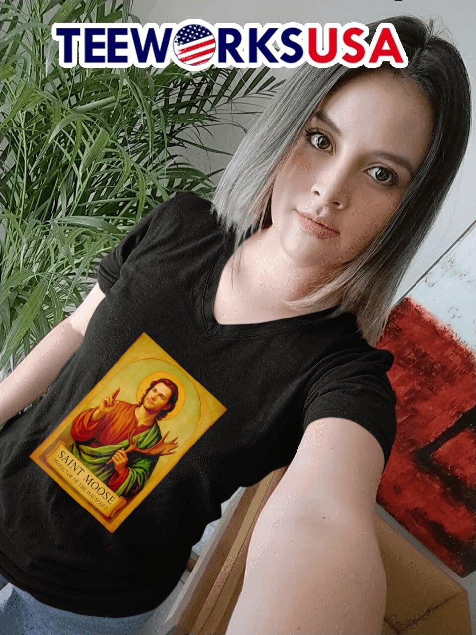 Saint Moose protector of the Wayward - Adult & Kids T-Shirts, Sweatshirts & Hoodies apparel design preview 7