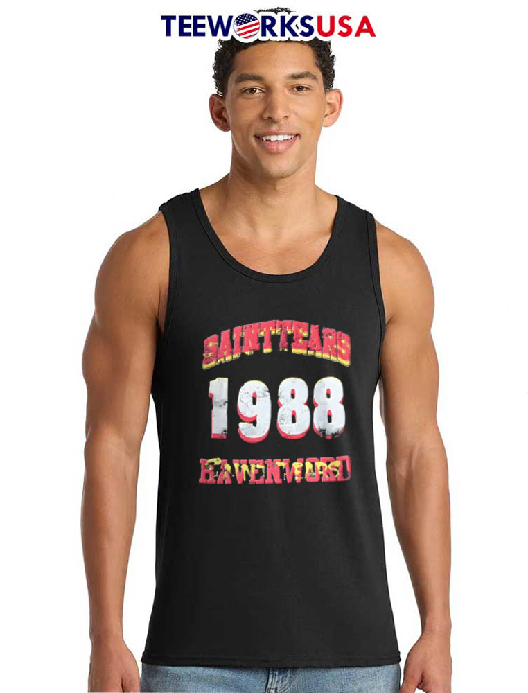 Saint Tears Havenford 1988 Distressed Athletic Block - Adult & Kids T-Shirts, Sweatshirts & Hoodies apparel design preview 6