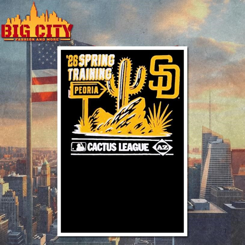 San Diego Padres 2026 Spring Training Cactus League - Adult & Kids T-Shirts, Sweatshirts & Hoodies apparel design preview 4