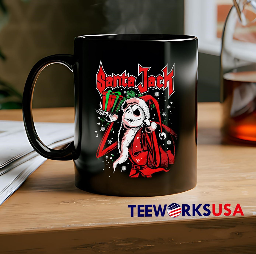 Santa Jack Christmas - Adult & Kids T-Shirts, Sweatshirts & Hoodies apparel design preview 2