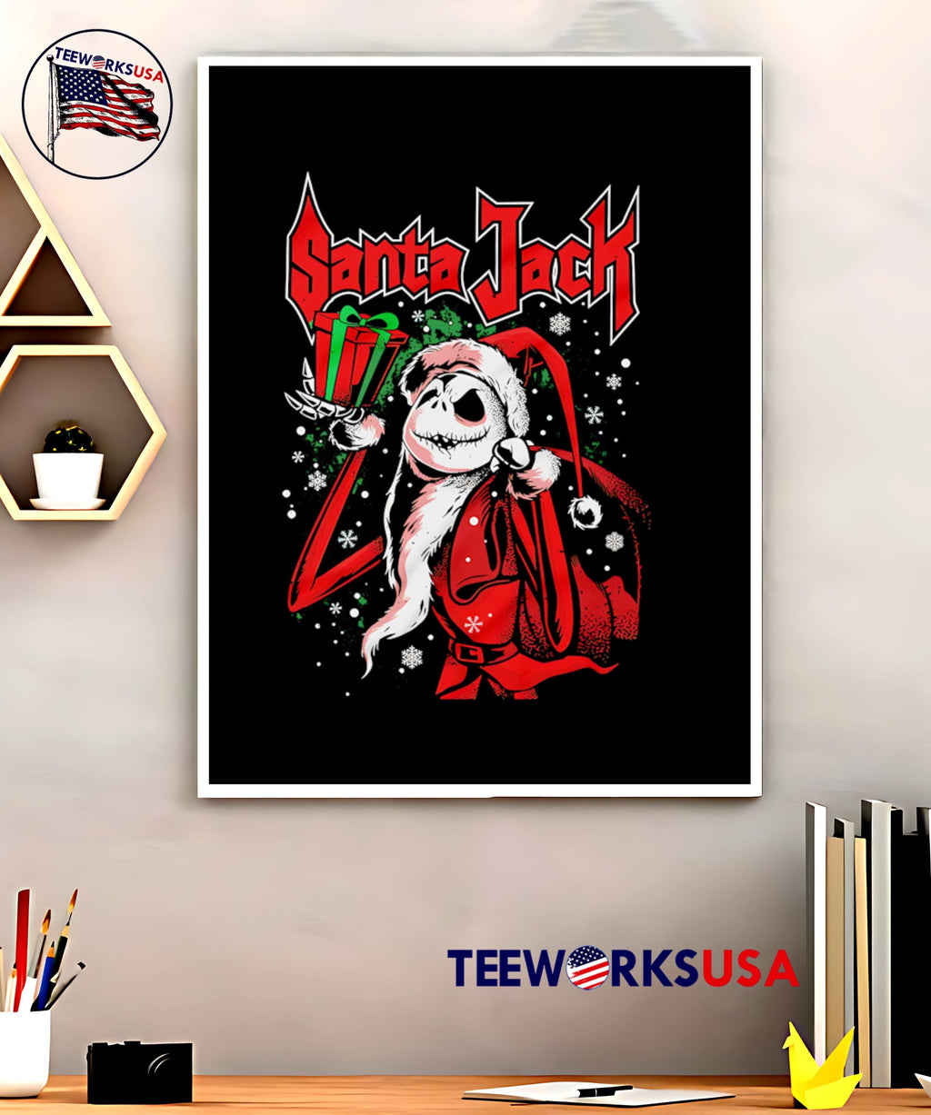 Santa Jack Christmas - Adult & Kids T-Shirts, Sweatshirts & Hoodies apparel design preview 5