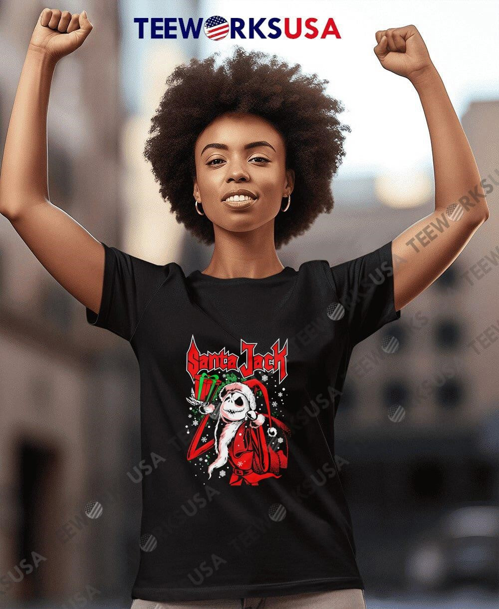 Santa Jack Christmas - Adult & Kids T-Shirts, Sweatshirts & Hoodies apparel design preview 7