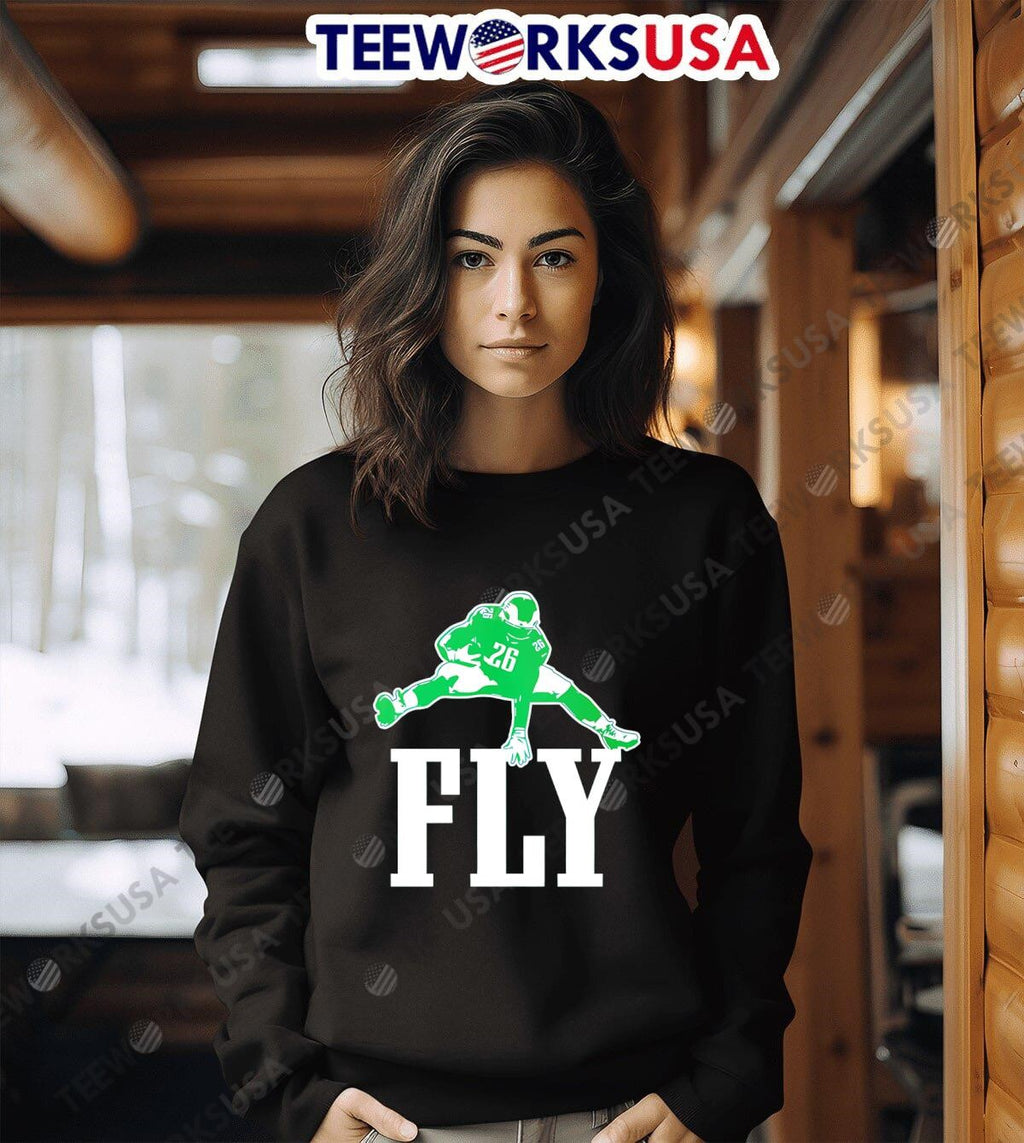 Saquon Barkley Flyquon - Adult & Kids T-Shirts, Sweatshirts & Hoodies apparel design preview 6