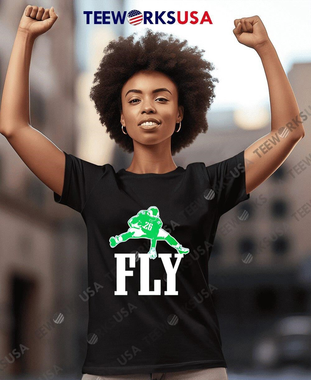 Saquon Barkley Flyquon - Adult & Kids T-Shirts, Sweatshirts & Hoodies apparel design preview 7